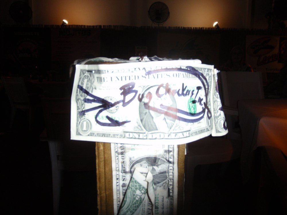 KG was representing at a bar in Key West.